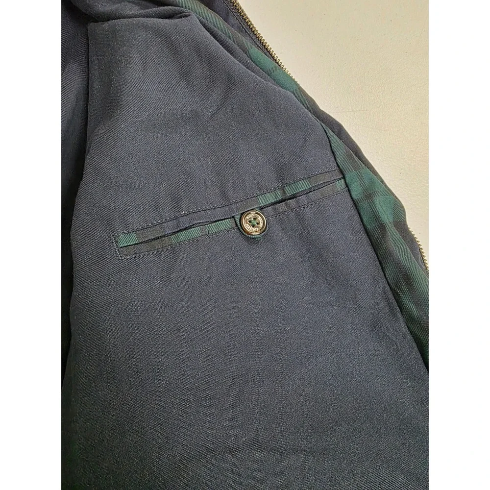 Polo Ralph Lauren Mens Blackwatch Plaid Harrington Jacket XL Zip Bomber Logo